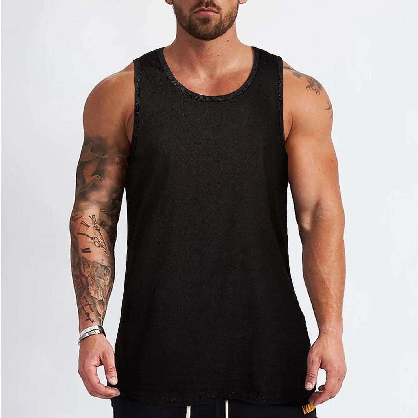 BLANK Tank Top cute tops Working vest gym shirt man