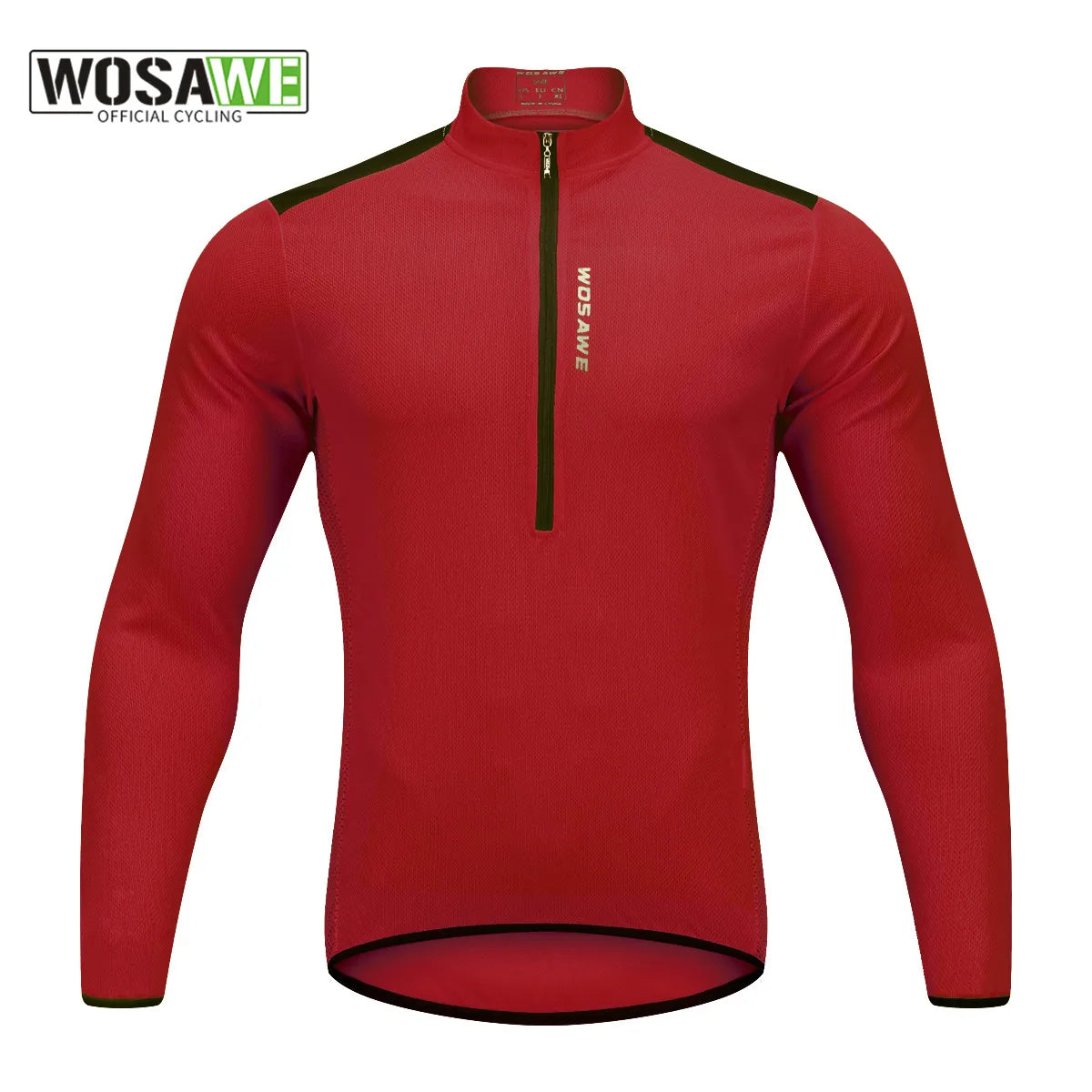 WOSAWE Pro Long Sleeve Cycling Jersey Mesh Bicycle Jerseys Outdoor MTB Mountain Road Bike Uniform Clothing Wear Quick Dry